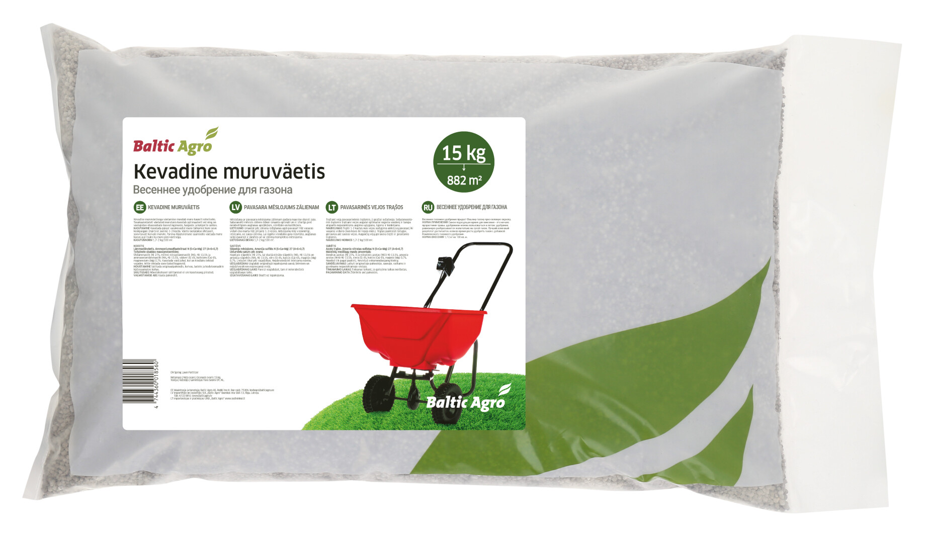 Kevadine muruväetis 15 kg