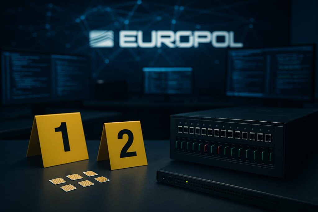 Europoli operatsioon “SIMCARTEL”: Purustav löök küberkuritegevuse teenusepakkujatele