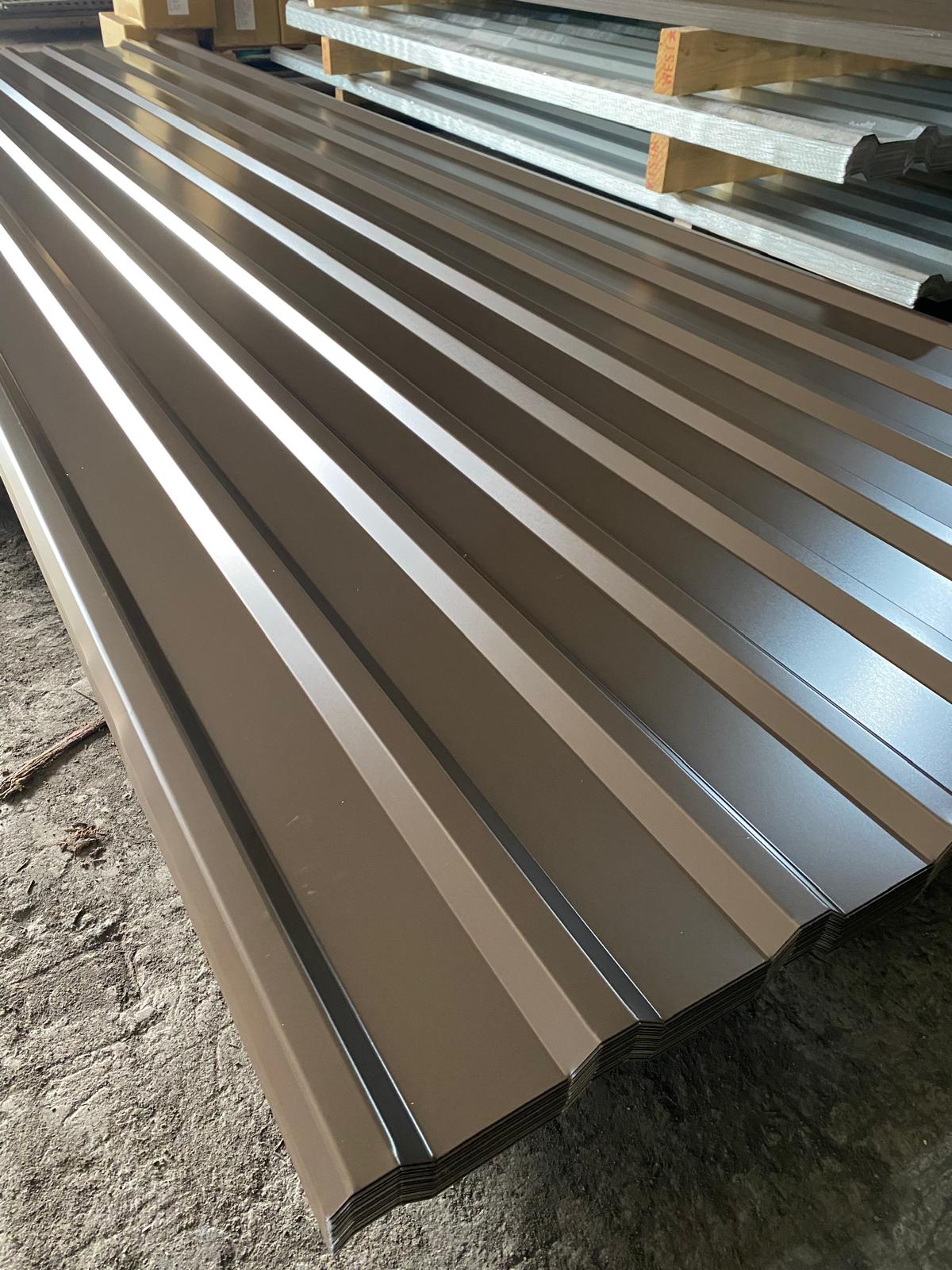 Trapetsprofiil TP20 PE 0.50mm RR32 tumepruun