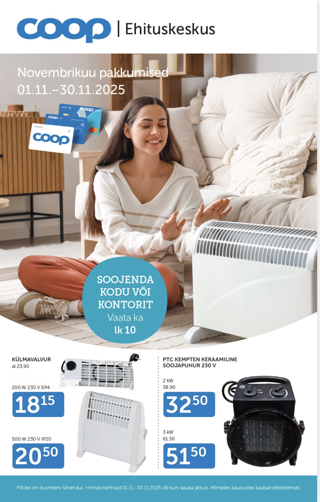 Novembrikuu pakkumised. COOP