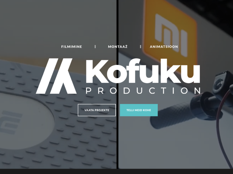 Video tootmine ja monteerimine – sotsiaalmeedia, reklaamid, esitlused