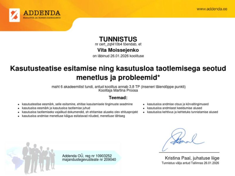 VTM Konsult: kinnisvara ja seadustamine