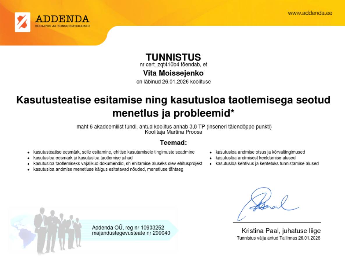 VTM Konsult: kinnisvara ja seadustamine