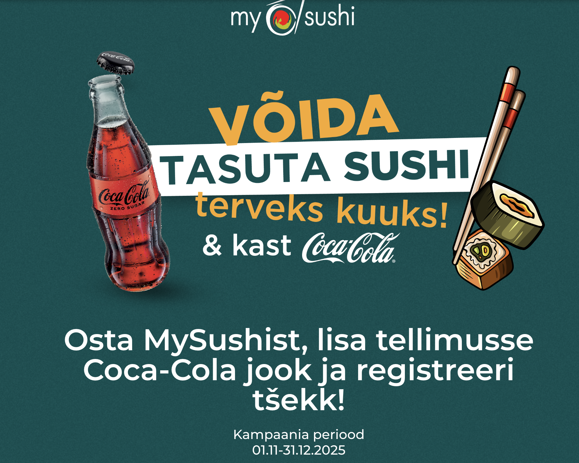 Telli, registreeri, võida!