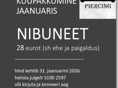 Eriline nibuneet soodushinnaga!