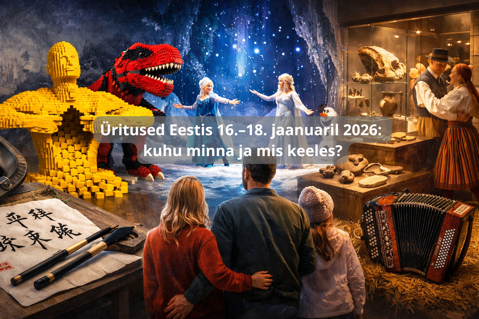Üritused Eestis 16.–18. jaanuaril 2026 kuhu minna ja mis keeles