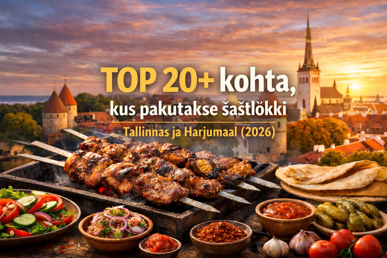 TOP 20+ kohta, kus pakutakse šašlõkki Tallinnas ja Harjumaal (2026)