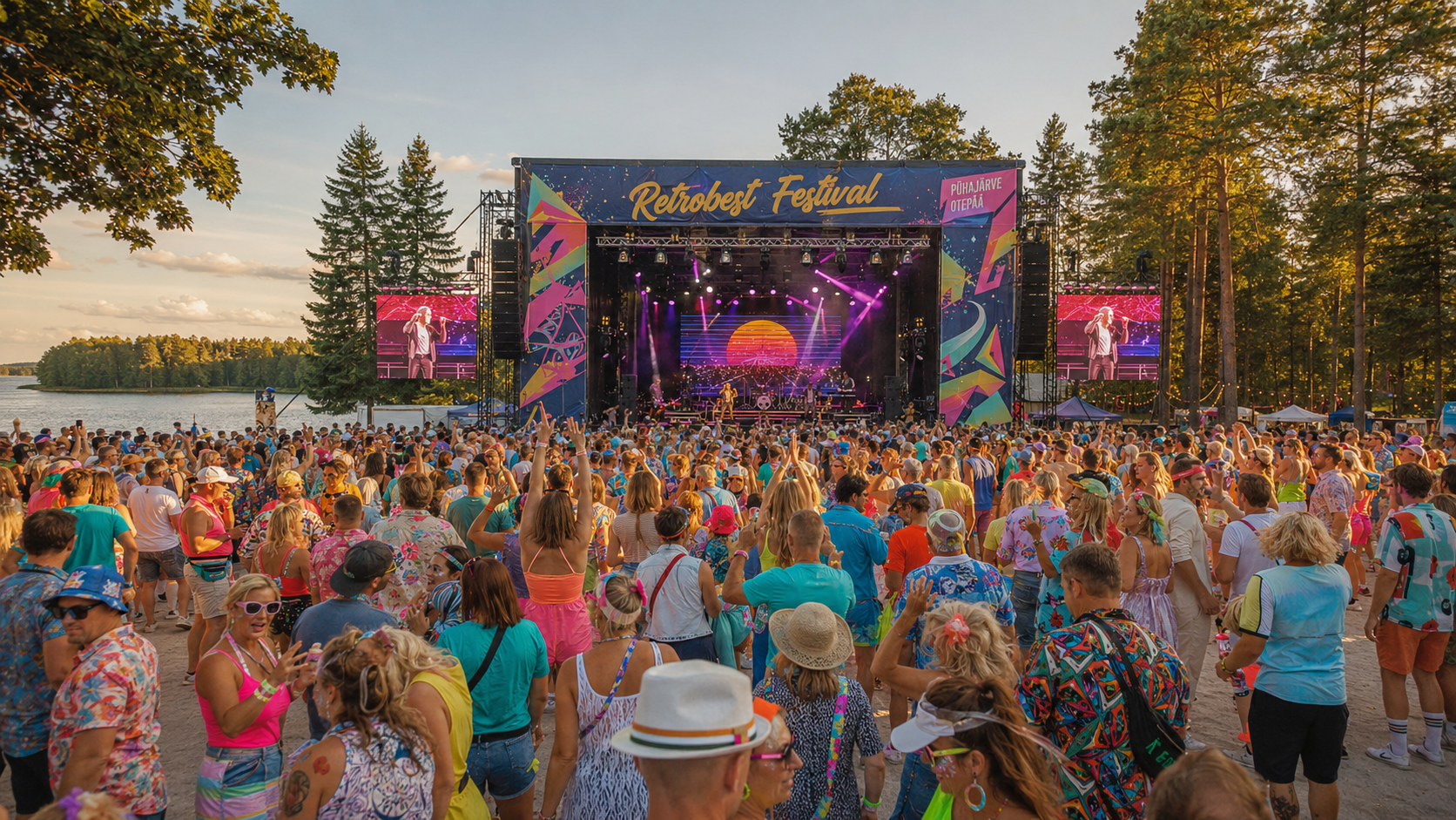 Retrobest Festival 2026 Otepääl: Pühajärve ääres toimub suve kõige legendaarsem retropidu