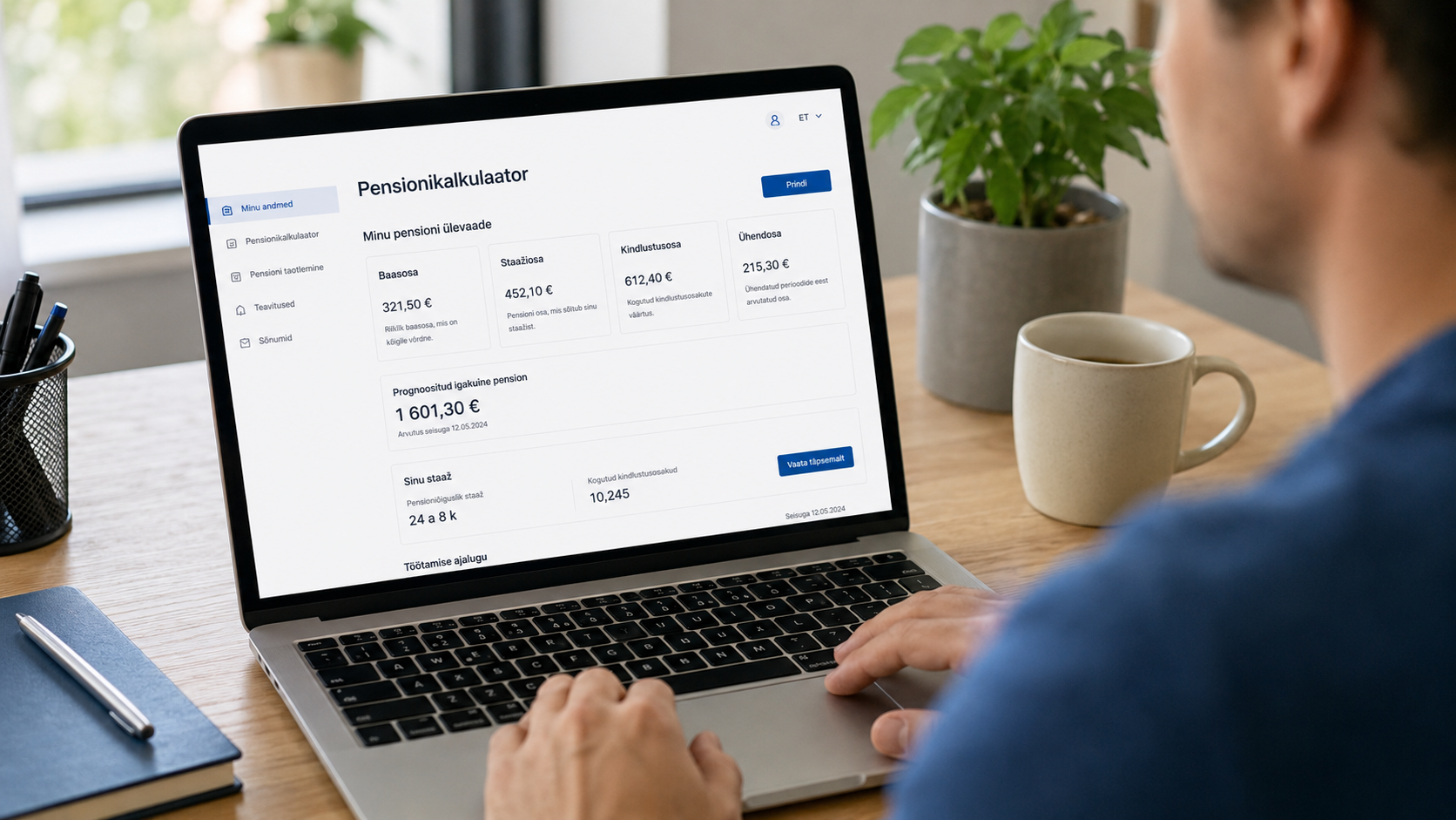 Kuidas vaadata oma pensionistaaži Eestis: lihtne juhend samm-sammult
