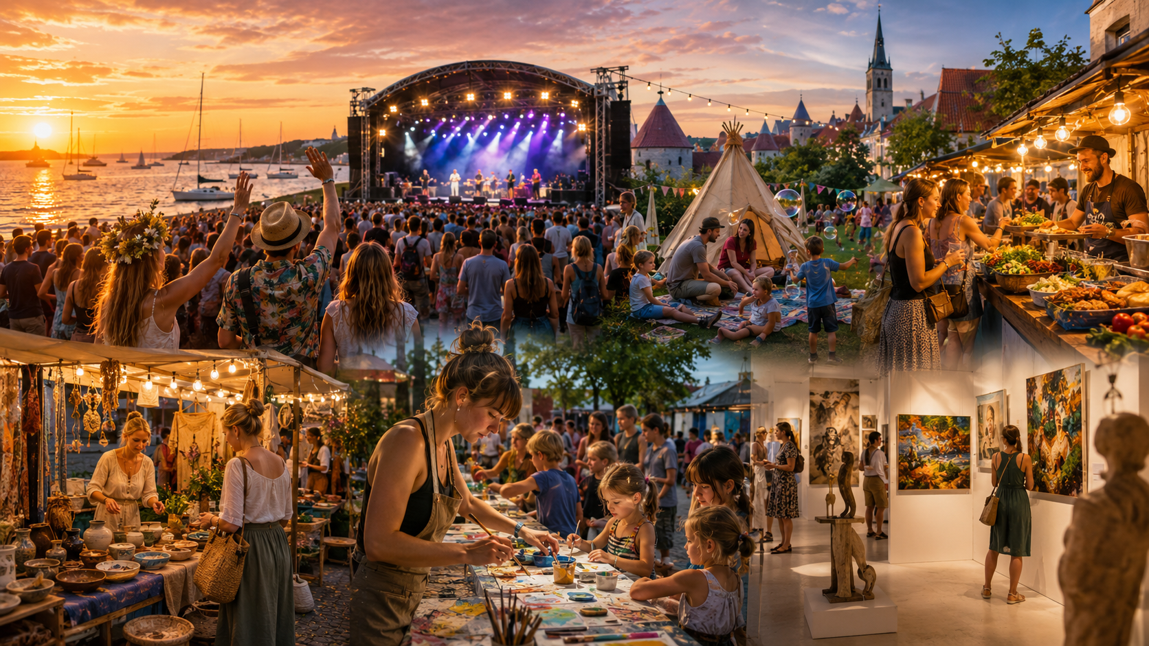 Üritused Eestis juulis 2026: kontserdid, festivalid, laadad, näitused ja pereüritused
