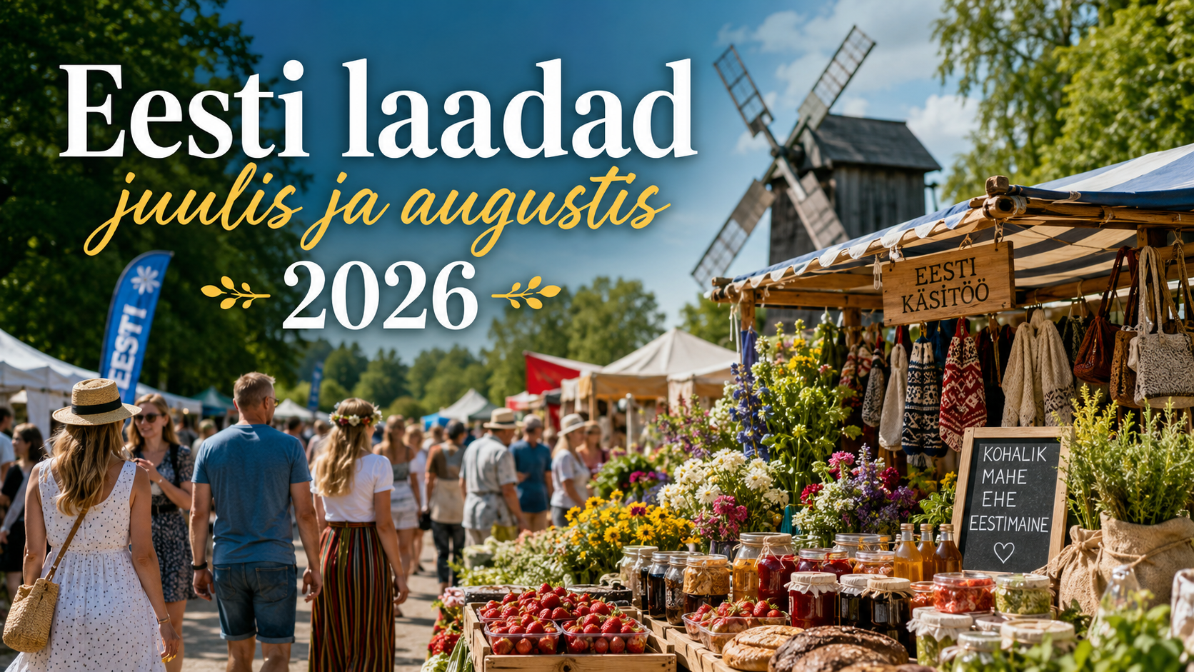 Eesti laadad juulis ja augustis 2026: kalender alates 11. juulist