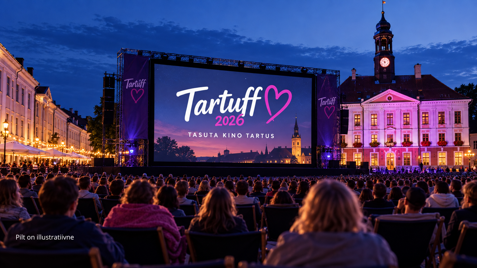 Tartuff 2026: бесплатный кинотеатр под открытым небом в центре Tartu
