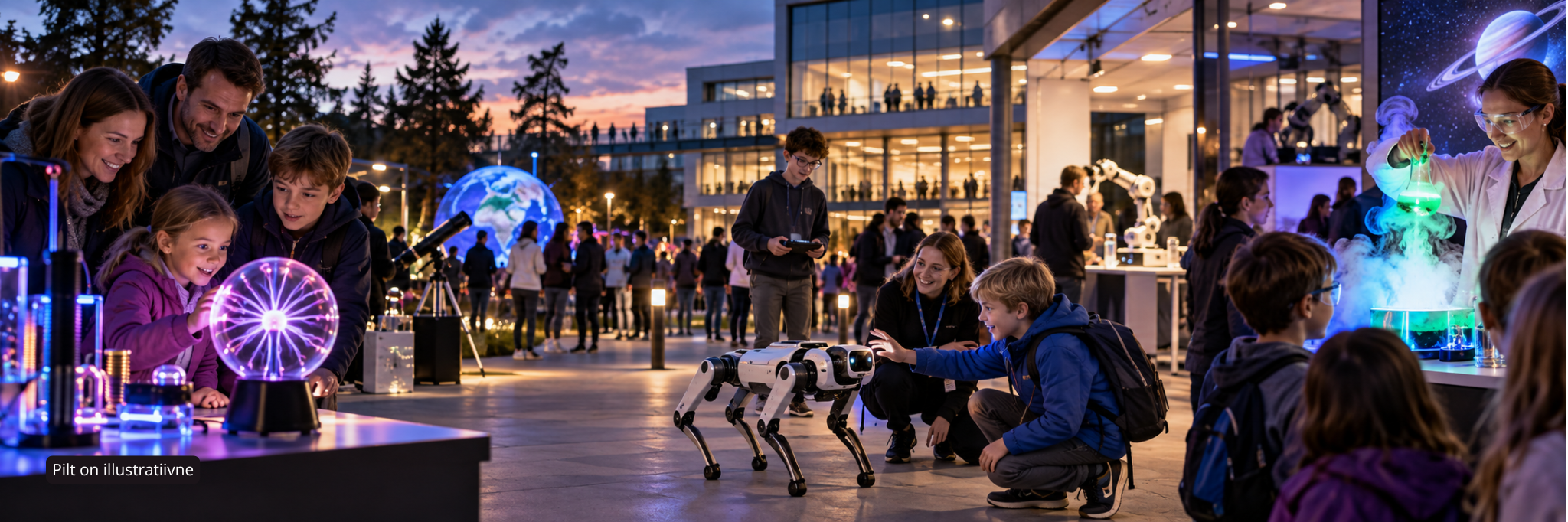 Teadlaste öö TalTechis 2026: laborid, robotid ja katsed 25. septembril